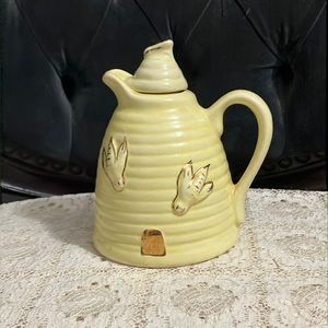 Vintage Lidded Beehive Creamer / Mini Pitcher